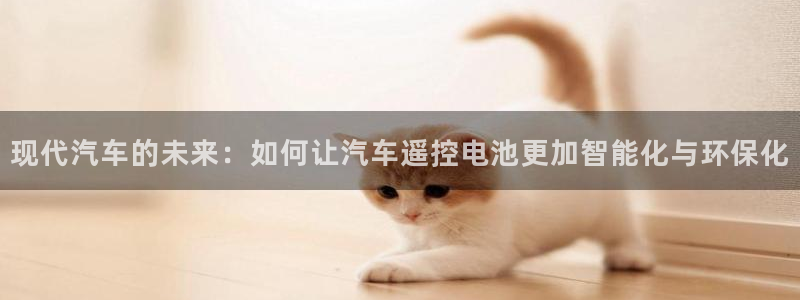 优发国际娱乐官网多少?：现代汽车的未来：如何让汽车遥控电池更加智能化与环保化